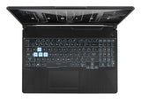 ASUS TUF Gaming A15 FA506NF-HN008W laptop AMD Ryzen™ 5 7535H 39.6 cm (15.6") Full HD 16 GB DDR5-SDRAM 512 GB SSD NVIDIA GeForce RTX 2050 Wi-Fi 6 (802.11ax) Windows 11 Home Belgian Black