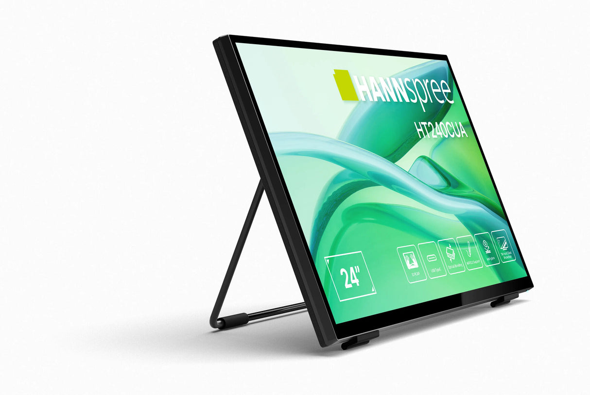 Hannspree HT240CUA computer monitor 60.5 cm (23.8") 1920 x 1080 pixels Full HD LED Touchscreen Black
