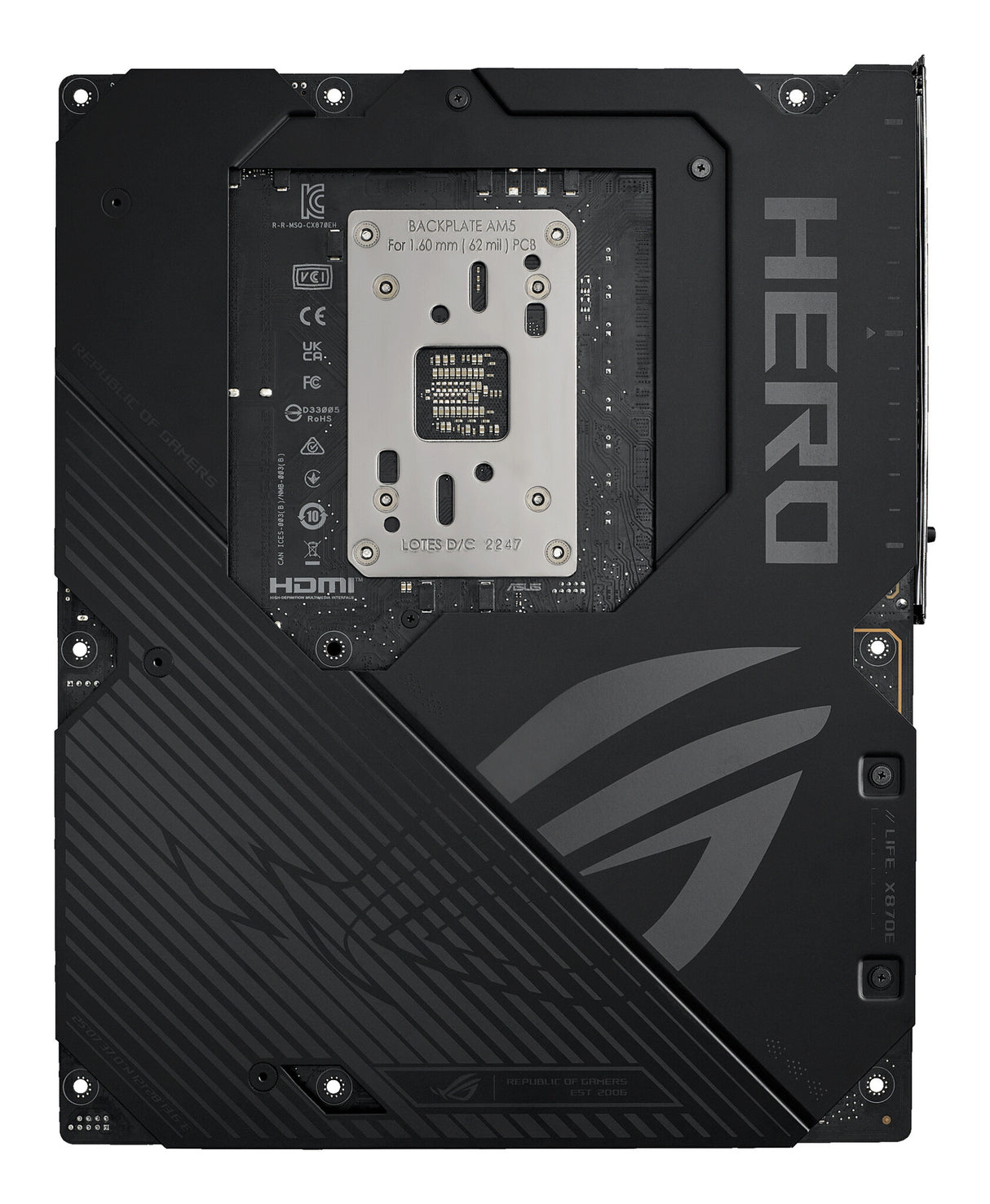 ASUS ROG CROSSHAIR X870E HERO AMD X870E Socket AM5 ATX