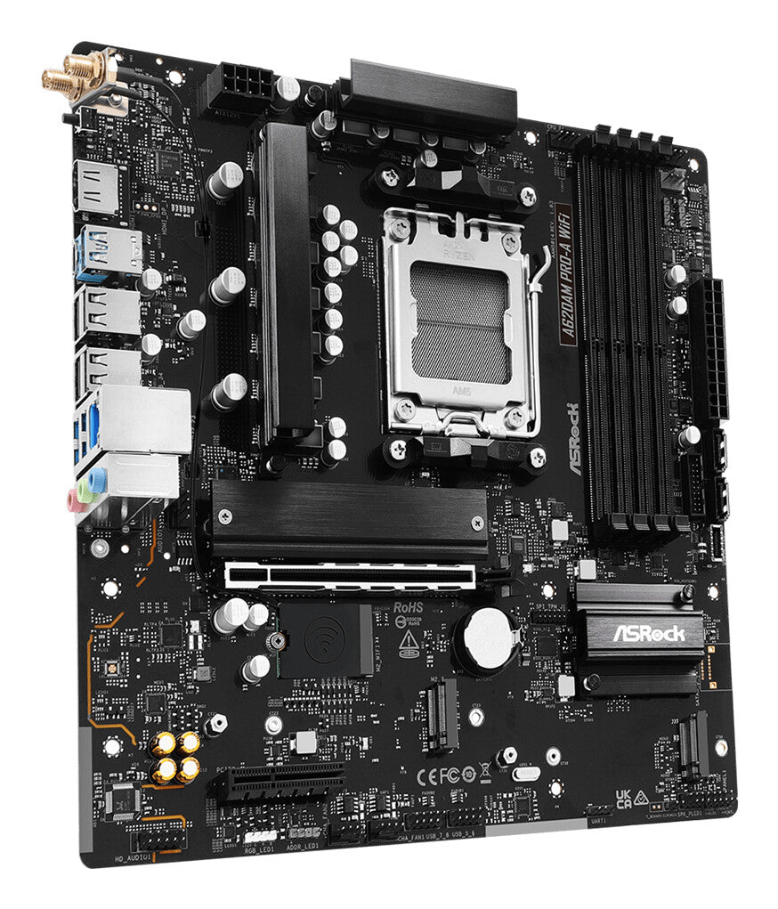 Asrock A620AM PRO-A WIFI AMD A620 Socket AM5 micro ATX