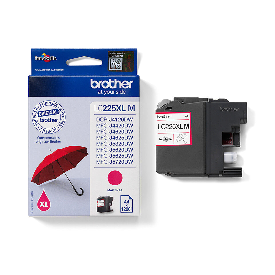 Brother LC225XLM ink cartridge 1 pc(s) Original Magenta