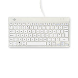 R-Go Tools Ergonomic keyboard R-Go Compact Break, compact keyboard with break software, QWERTY (UK), wired, white