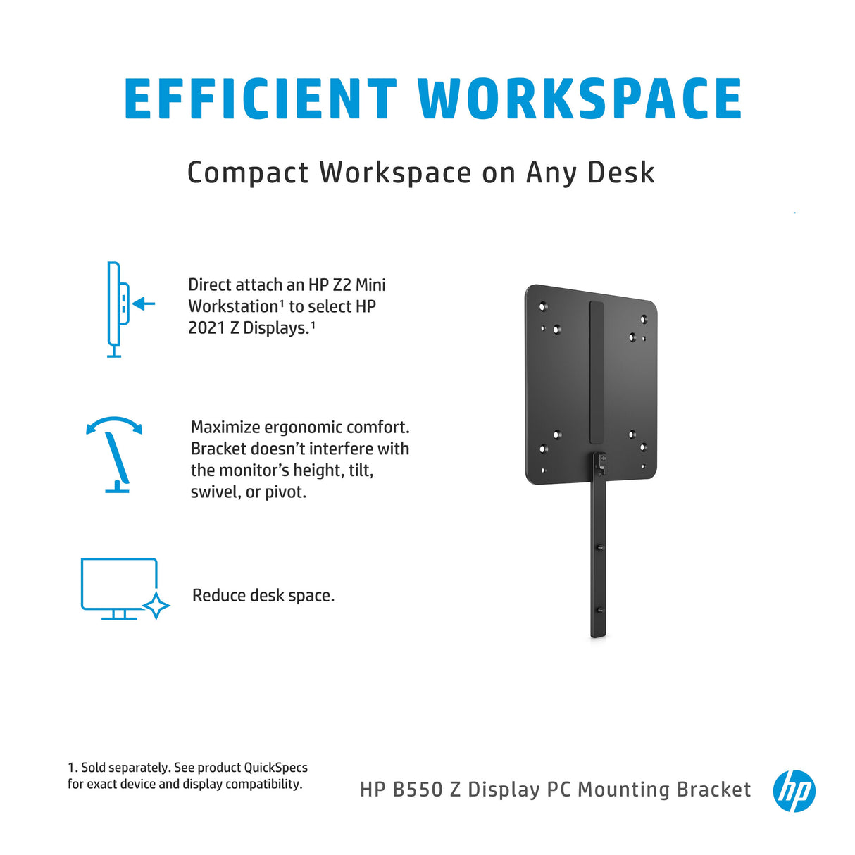 HP B550 PC Mounting Bracket