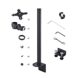StarTech.com Desk Mount For 2x Vertically Stacked Monitors, Dual 49", Total 70lb (32kg), C-Clamp, Quick-Release VESA System, Widescreen 16:9/Ultrawide 32:9, TAA