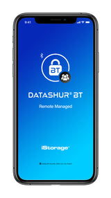 iStorage datAshur BT 64 GB | Encrypted Secure Flash Drive | Unlock via Smartphone Using Bluetooth | FIPS 140-2 Level 3 Certified | Remote Management Ready