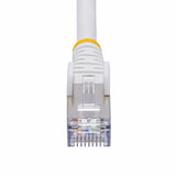 StarTech.com 3m White CAT8 Ethernet Cable, Snagless RJ45, 25G/40G, 2000MHz, 100W PoE++, S/FTP, 26AWG Pure Bare Copper Wire, LSZH, Shielded Network Patch Cord w/Strain Reliefs, Individually Tested