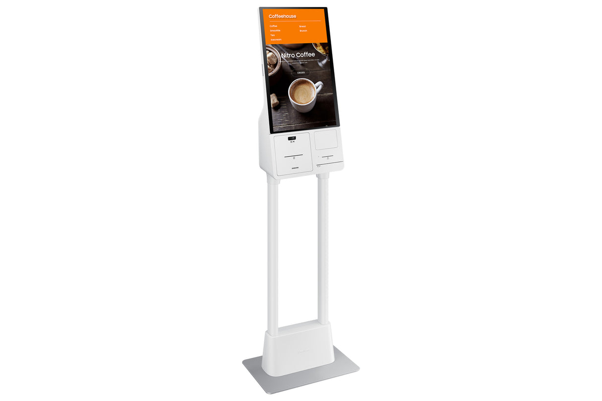 Samsung LH24KMATBGC Kiosk design 60.5 cm (23.8") Wi-Fi 250 cd/m² Full HD White Touchscreen 16/7