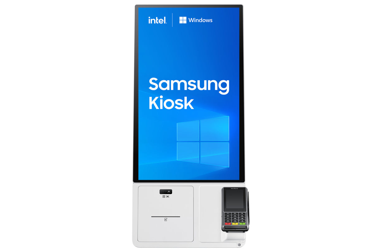 Samsung KM24C-C Kiosk design 61 cm (24") LED 250 cd/m² Full HD White Touchscreen Built-in processor Windows 10 IoT Enterprise 16/7