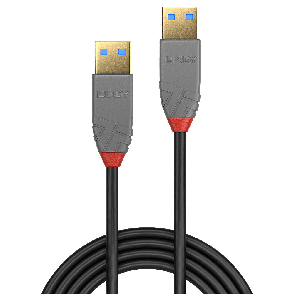 Lindy 1m USB 3.2 Type A Cable, 5Gbps, Anthra Line