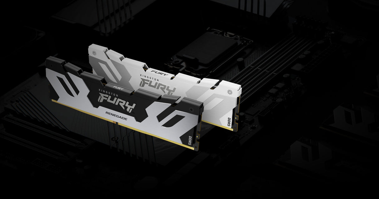 Kingston Technology FURY 32GB 6400MT/s DDR5 CL32 DIMM (Kit of 2) Renegade Silver