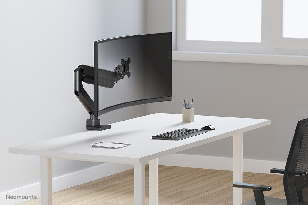 Neomounts DS70PLUS-450BL1 Monitor arm 17-49" - gas spring - Topfix - 180°-stop