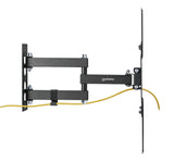 Manhattan Wall Mount for TV & Monitors (Full Motion), For screens 32" to 55", VESA compatability: all between 100x100mm and 400x400mm - check the dimensions of the four mounting holes on back of screen to ensure it fits, Max 30kg, Black, Bracket