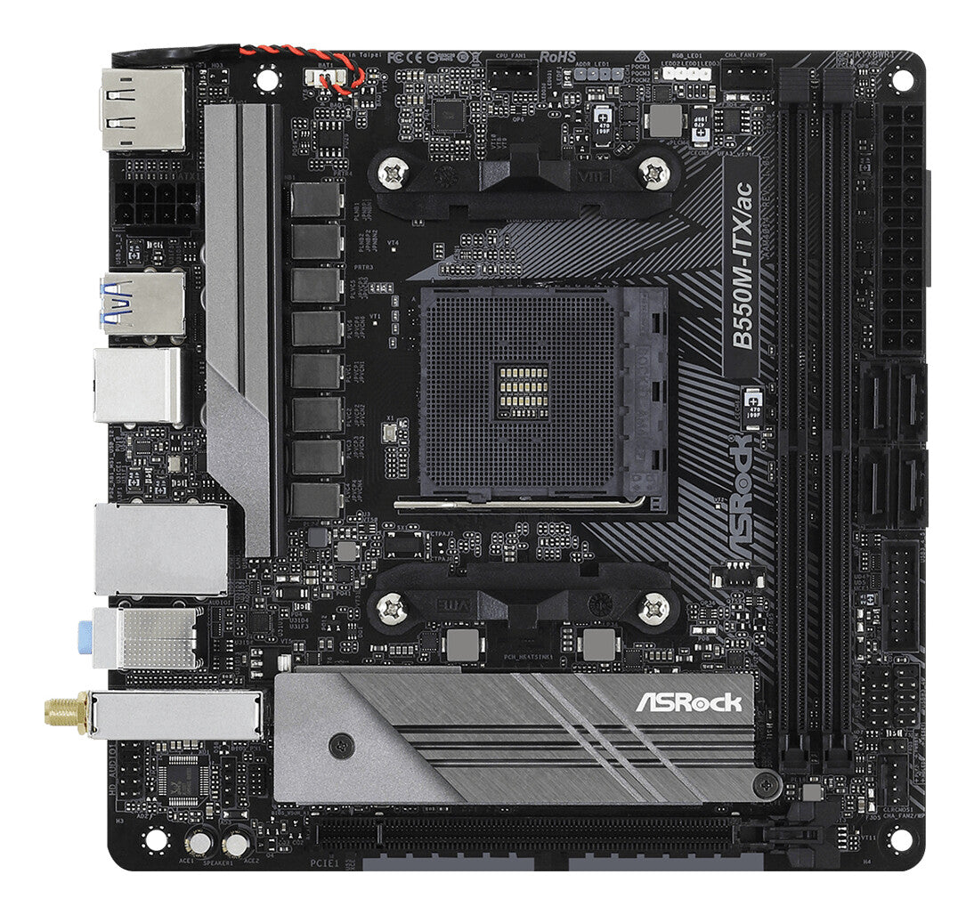 Asrock B550M-ITX/ac AMD B550 Socket AM4 mini ITX