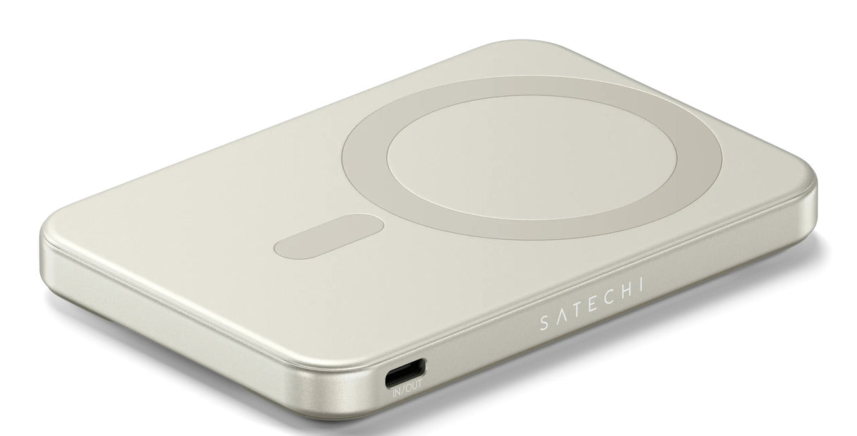 Satechi ST-B5Q2SW power bank 5000 mAh Wireless charging Sand