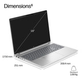 HP ProBook 4 G2i 16 AI PC Intel Core 7 350 Laptop 40.6 cm (16") WUXGA 16 GB DDR5-SDRAM 512 GB SSD Wi-Fi 6E (802.11ax) Windows 11 Pro Silver