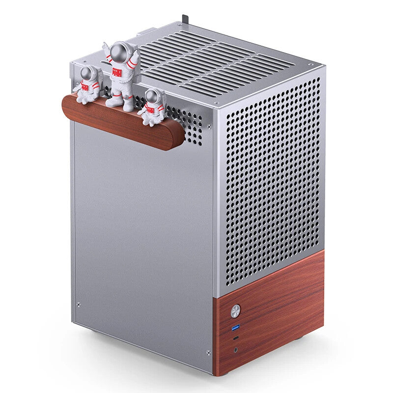 Jonsbo T6 Midi Tower Wood, Silver