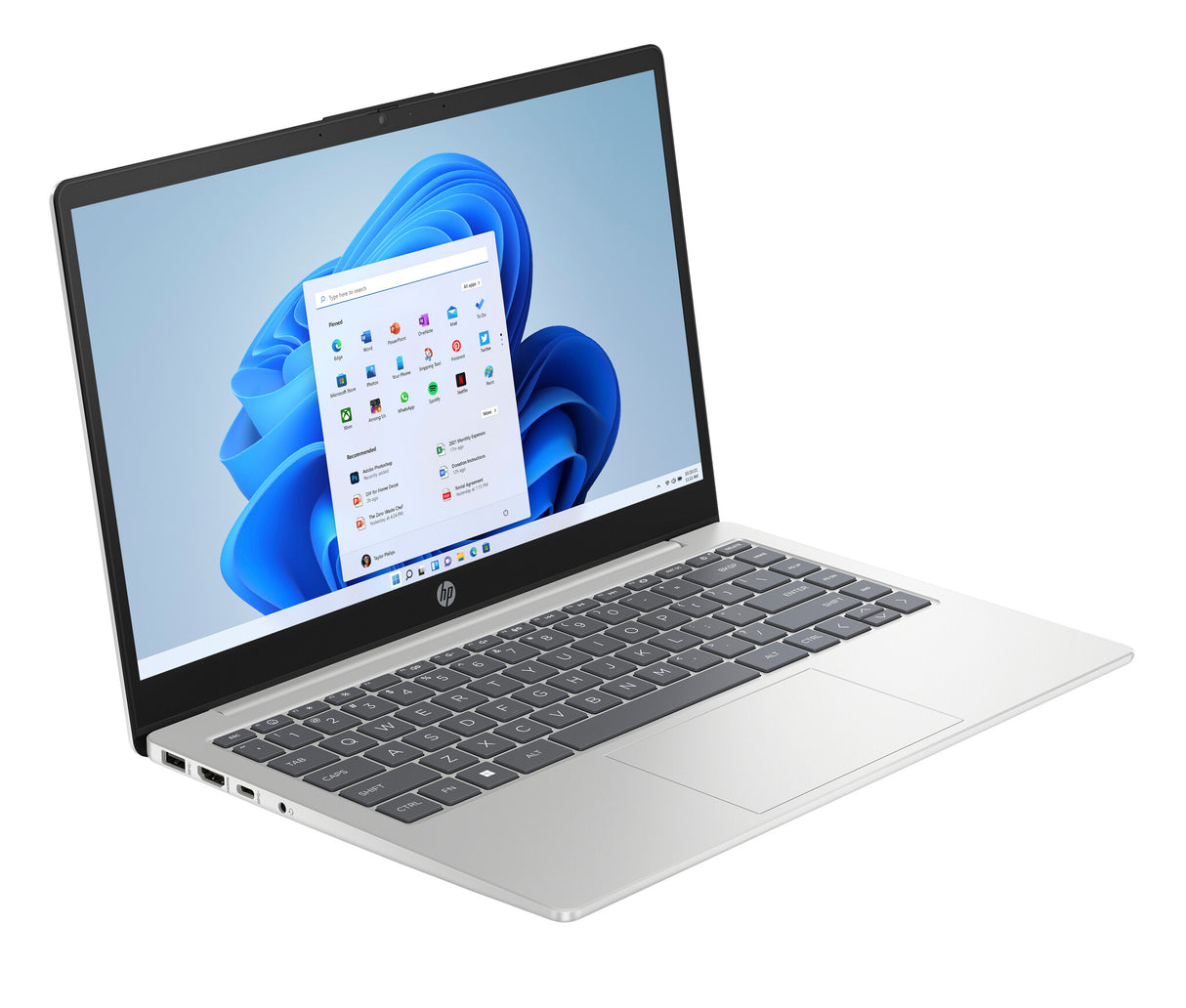 HP 14-ep0022na Intel® Core™ i5 i5-1334U Laptop 35.6 cm (14") Full HD 8 GB DDR4-SDRAM 256 GB SSD Wi-Fi 6 (802.11ax) Windows 11 Home Silver