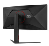 AOC G4 CU34G4Z computer monitor 86.4 cm (34") 3440 x 1440 pixels Wide Quad HD LED Black, Red