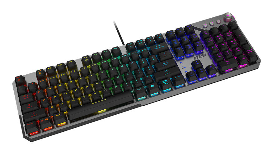 MSI STRIKE 600 SILENT UK keyboard Gaming USB QWERTY UK International Black