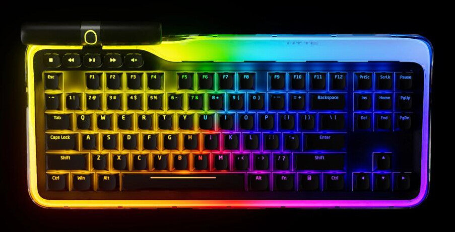 HYTE Keeb TKL keyboard Universal USB QWERTY English Black