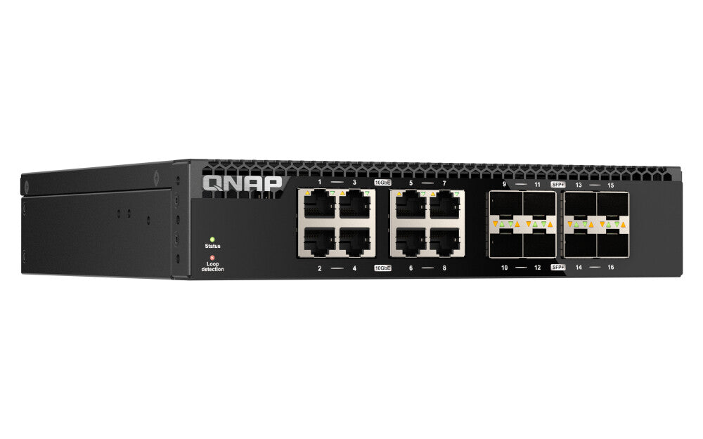 QNAP QSW-3216R-8S8T network switch Unmanaged L2 10G Ethernet (100/1000/10000) Black