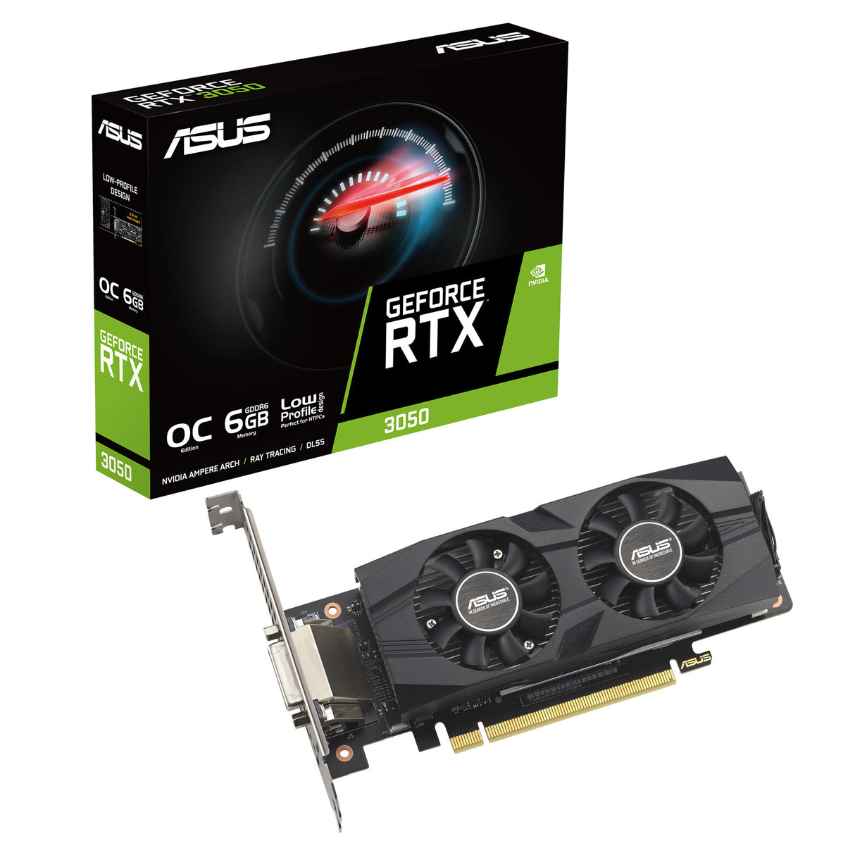 ASUS GeForce RTX 3050 LP BRK OC Edition NVIDIA 6 GB GDDR6