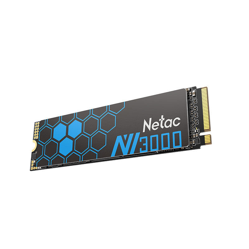 NETAC NV3000 (NT01NV3000-1T0-E4X) Interface NVMe M.2 1 To, PCIe 3.0, SSD 2 280, lecture 3 400 Mo/s, écriture 2 900 Mo/s, garantie 5 ans