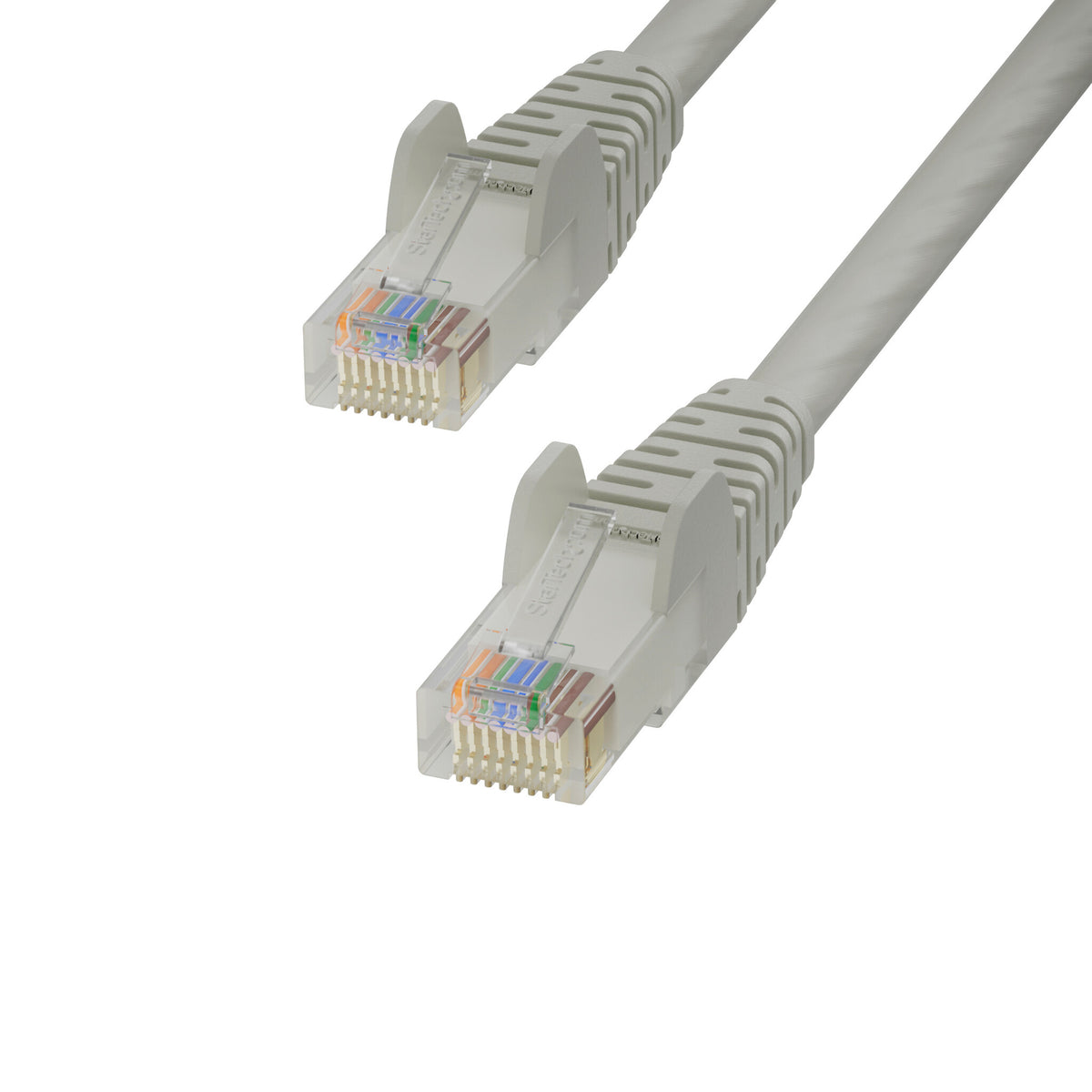 StarTech.com 7m Gray Cat6 Ethernet Cable, Snagless, 100W PoE, UTP, 24AWG Pure Bare Copper Wire, RJ45 Network Patch Cord w/Strain Reliefs, Individually Tested