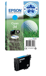 Epson Golf ball 34 DURABrite Ultra Single Cyan Ink
