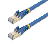 StarTech.com 1,5m CAT6a Ethernet Cable - 10 Gigabit Shielded Snagless RJ45 100W PoE Patch Cord - 10GbE STP Network Cable w/Strain Relief - Blue Individually Tested/Wiring is UL Certified/TIA