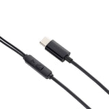 connektgear HP535 USB Type C Wired Earphone with Noise Isolation and In-line Mic - Black