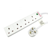 Target RB-02M04SPD power extension 2 m 4 AC outlet(s) Indoor White