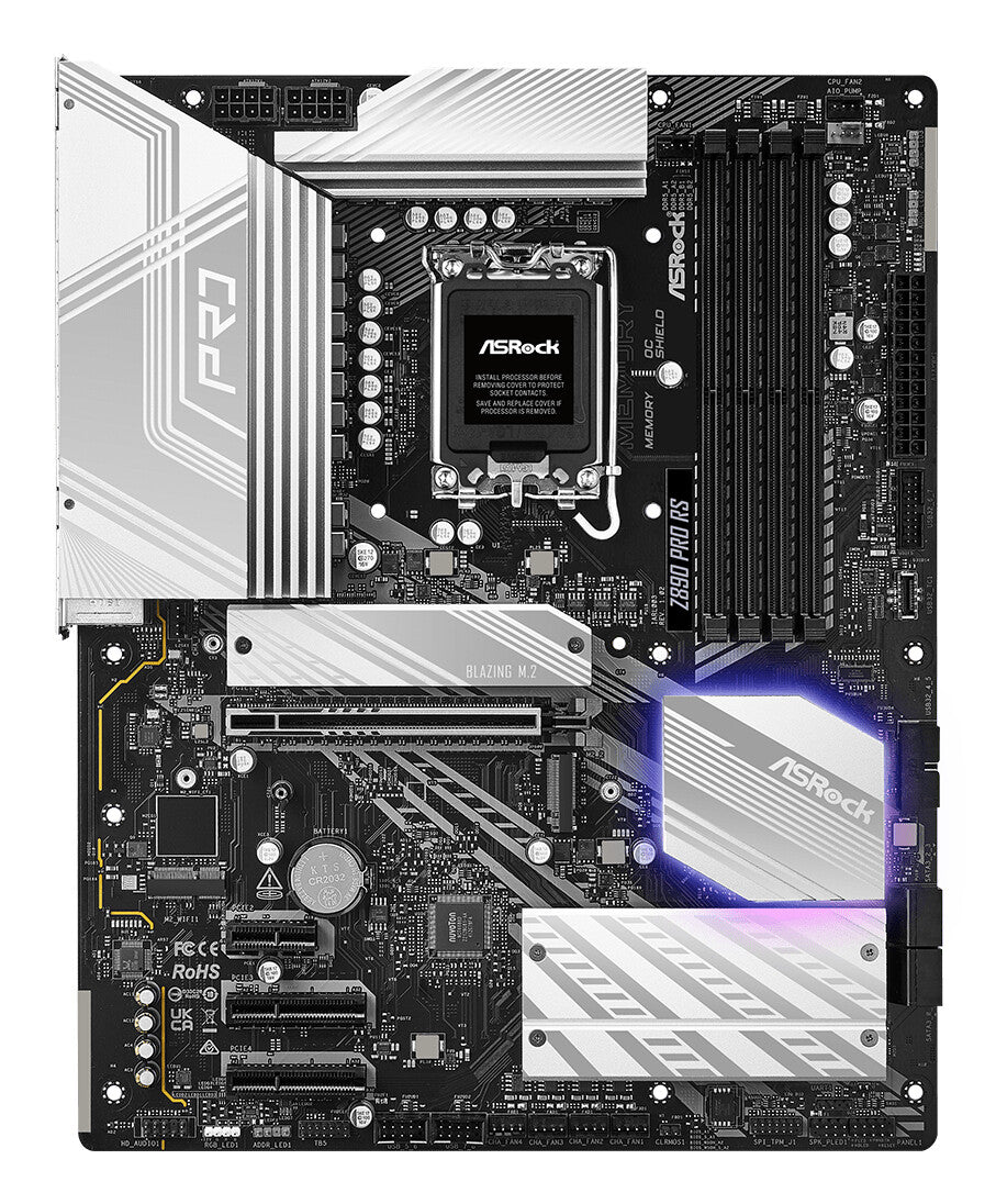 Asrock Z890 Pro RS Intel Z890 LGA 1851 (Socket V1) ATX