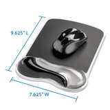 Kensington Duo Gel Mouse Pad Light Smoke/Dark Smoke