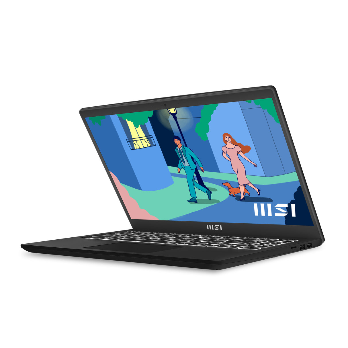 MSI Modern 15 B7M-086UK AMD Ryzen™ 7 7730U Laptop 39.6 cm (15.6") Full HD 8 GB DDR4-SDRAM 512 GB SSD Wi-Fi 6E (802.11ax) Windows 11 Home Black