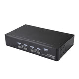 StarTech.com 4 Port DisplayPort KVM Switch - 4K 60Hz - Single Display - Dual Port UHD DP 1.2 USB KVM Switch with Integrated USB 2.0 Hub & Audio - Dell, HP, Apple, Lenovo - TAA Compliant