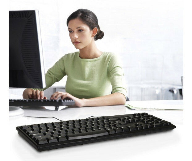 Port Designs 900753-UK keyboard Universal USB QWERTY UK English Black