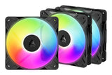 ARCTIC Freezer P12 Pro Reverse A-RGB - 3 Pack Computer case Fan 12 cm Black 3 pc(s)