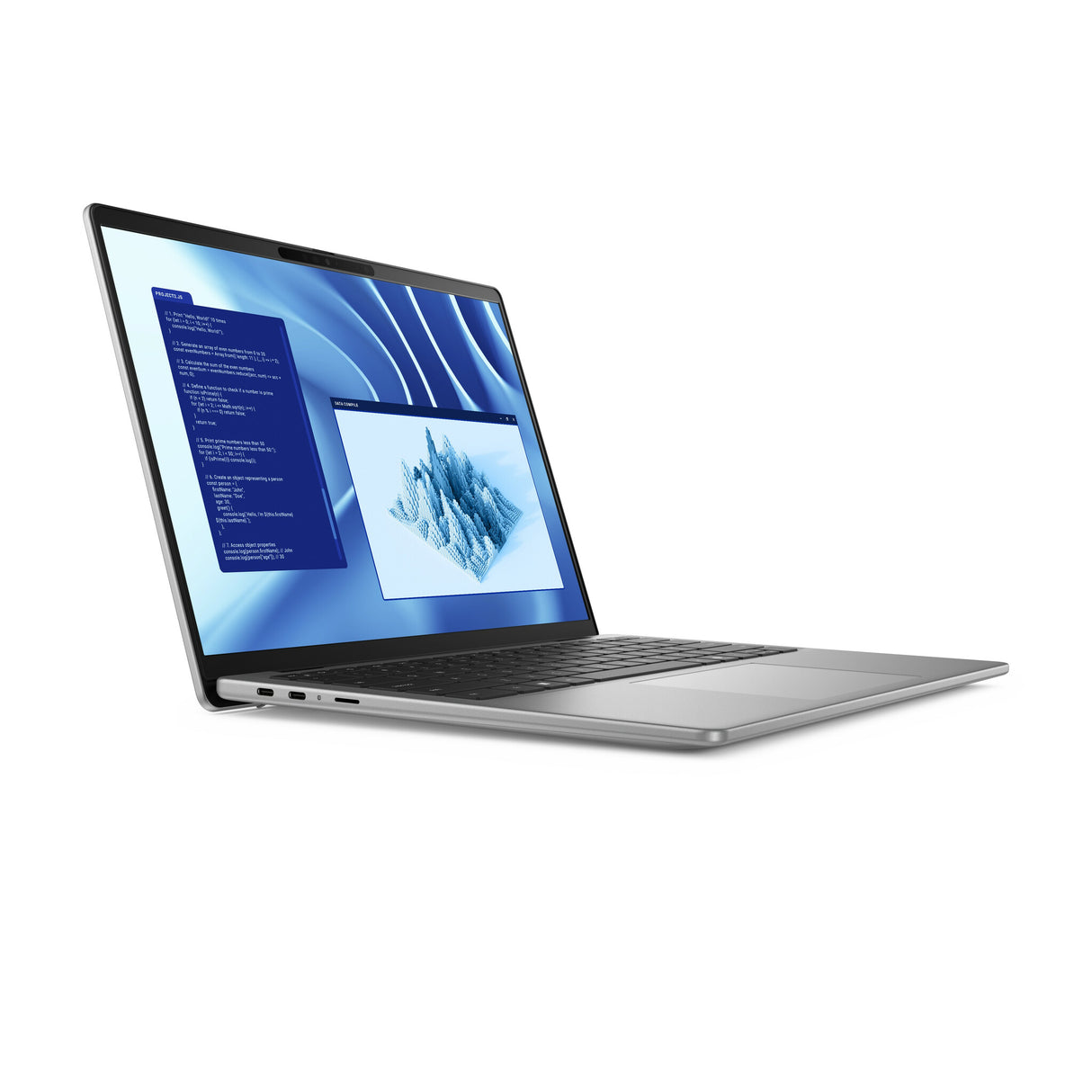 DELL Latitude 7455 Qualcomm Snapdragon X1P-64-100 Laptop 35.6 cm (14") Touchscreen Quad HD+ 16 GB LPDDR5x-SDRAM 512 GB SSD Wi-Fi 7 (802.11be) Windows 11 Pro Grey