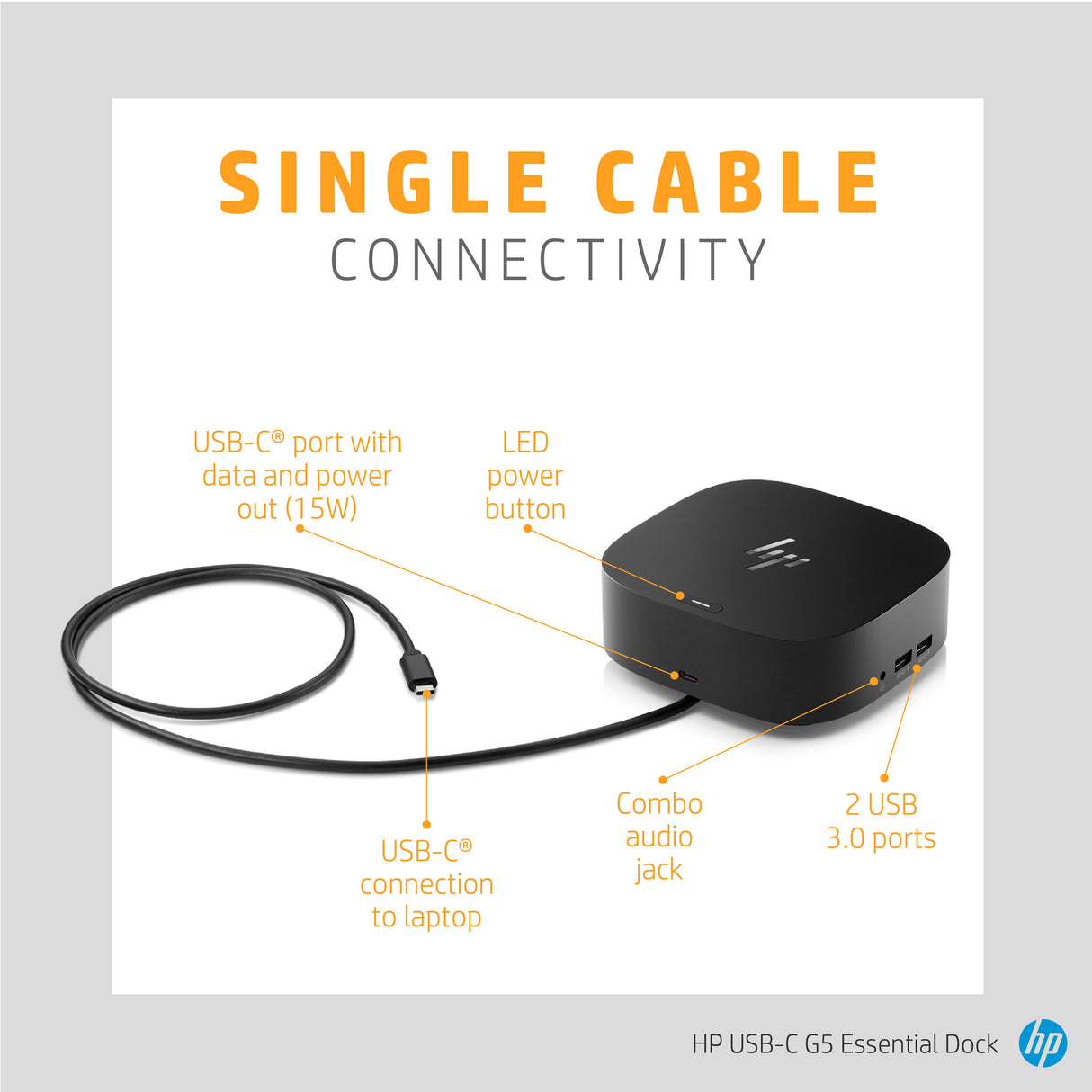 HP USB-C G5 Essential Dock