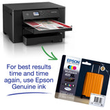 Imprimante jet d'encre Epson WorkForce Pro WF-7310DTWF C11CH70401, A3, double bac à papier, sans fil, Ethernet