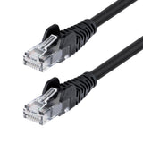 StarTech.com 7m Black Cat6 Ethernet Cable, Snagless, 100W PoE, UTP, 24AWG Pure Bare Copper Wire, RJ45 Network Patch Cord w/Strain Reliefs, Individually Tested