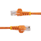StarTech.com Cat5e Patch Cable with Snagless RJ45 Connectors - 3m, Orange
