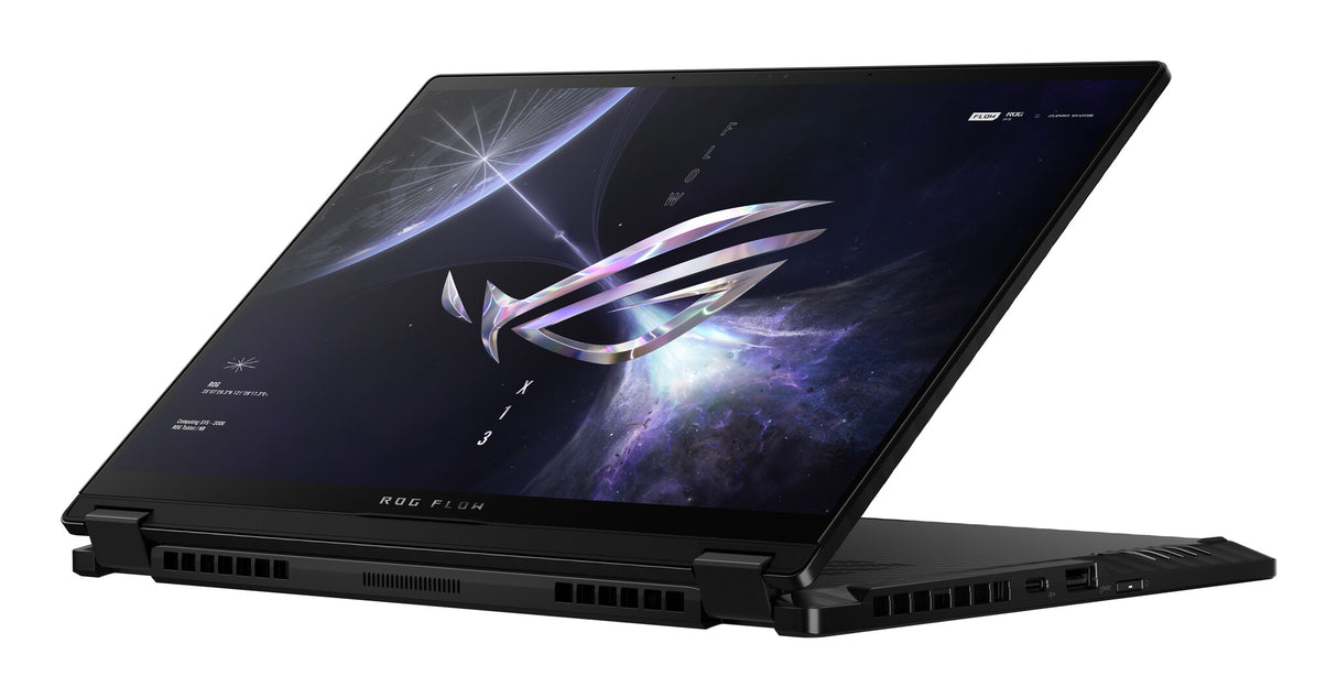 ASUS ROG Flow X13 GV302XU-MU010W AMD Ryzen™ 9 7940HS Hybrid (2-in-1) 34 cm (13.4") Touchscreen WQXGA 16 GB LPDDR5-SDRAM 1 TB SSD NVIDIA GeForce RTX 4050 Wi-Fi 6E (802.11ax) Windows 11 Home Black