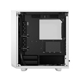 Fractal Design Meshify 2 Mini (White TG) Estuche para juegos con ventana de vidrio transparente, Micro ATX, malla angular, USB-C, GPU de 331 mm y soporte para radiador de 280 mm