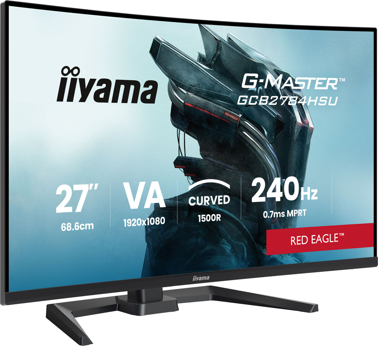 iiyama G-MASTER GCB2784HSU-B1 27" 240Hz computer monitor 68.6 cm (27") 1920 x 1080 pixels Black