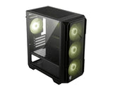 MSI MAG FORGE M120R AIRFLOW computer case Mini Tower Black, Transparent
