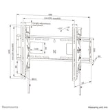 Neomounts WL35-750BL16 Heavy duty wall mount 42-86" - tilt - lockable - fast installation - TÜV
