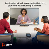 POLY Studio X30 All-In-One Video Bar with TC8 Controller Kit