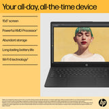 HP Laptop 15-fc0008na 39.6 cm (15.6") Full HD AMD Ryzen™ 5 7520U 8 GB LPDDR5-SDRAM 256 GB SSD Wi-Fi 6 (802.11ax) Windows 11 Home Silver